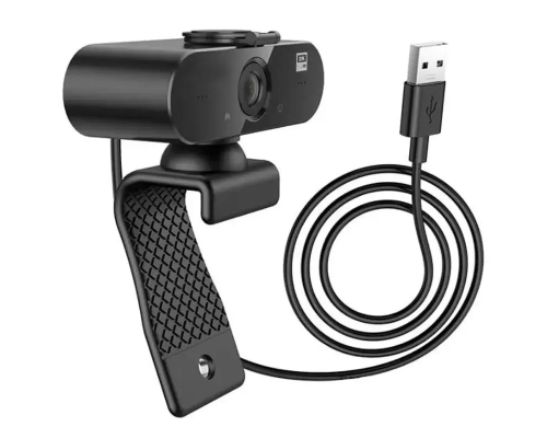Вебкамера з гарнітурою Borofone BDI04, 1920p, пласт. корпус, Black, Q100 Вебкамера з гарнітурою Borofone BDI04, 1920p, пласт. корпус, Black, Q100