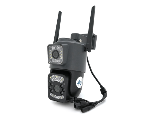 2+2Мп 4G відеокамера з двома об'єктивами вулична SD/карта YOSO YO-IPC41D4MP50 PTZ 2.8mm V380 2+2Мп 4G відеокамера з двома об'єктивами вулична SD/карта YOSO YO-IPC41D4MP50 PTZ 2.8mm V380