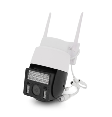 5Мп Wi-Fi відеокамера вулична з сиреною та SD/картою YOSO YO-IPC43D5MP50 PTZ 2.8mm V380