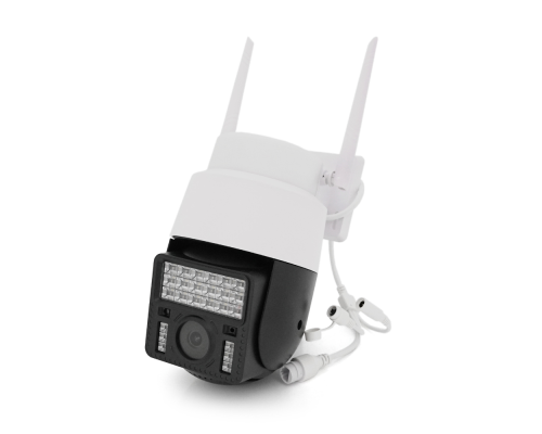 5Мп Wi-Fi відеокамера вулична з сиреною та SD/картою YOSO YO-IPC43D5MP50 PTZ 2.8mm V380 5Мп Wi-Fi відеокамера вулична з сиреною та SD/картою YOSO YO-IPC43D5MP50 PTZ 2.8mm V380