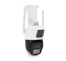 4+4Мп Wi-Fi/LAN відеокамера з двома об'єктивами вулична SD/картка PP-IPC34D4MP20 PTZ 2.8mm ICSee