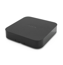 Мережевий відеореєстратор Ajax NVR (8ch) black, роздільна здатність до 4К, підтримка ONVIF/RTSP, декодування H.265/H.264, ємність до 16Тб