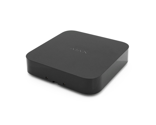 Мережевий відеореєстратор Ajax NVR (8ch) black, роздільна здатність до 4К, підтримка ONVIF/RTSP, декодування H.265/H.264, ємність до 16Тб