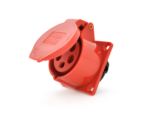 Розетка накладна пряма SF-315, 5 полюсів, 3Р + N + E, 16А, 380V, IP44