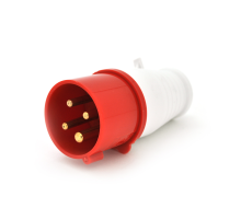 Вилка кабельна SF-014, 4 контакту, 3Р + E, 16А, 380V, IP44