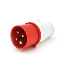 Вилка кабельна SF-014, 4 контакту, 3Р + E, 16А, 380V, IP44
