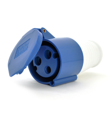 Розетка накладна SF-223, 3 полюси, 2Р + E, 32А, 380V, IP44