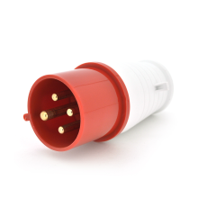 Вилка кабельна SF-024, 4 контакту, 3Р + E, 32А, 380V, IP44