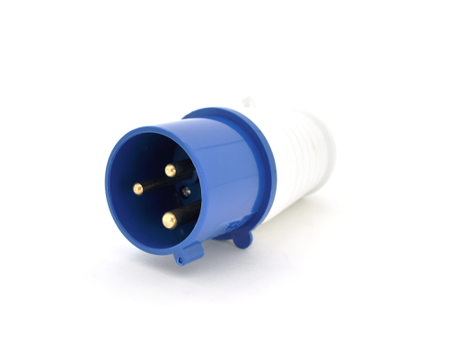 Вилка кабельна SF-023, 3 контакту, 2Р + E, 32А, 380V, IP44