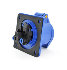 Розетка накладна пряма SF-313, 3 полюси, 2Р + E, 16А, 380V, IP44