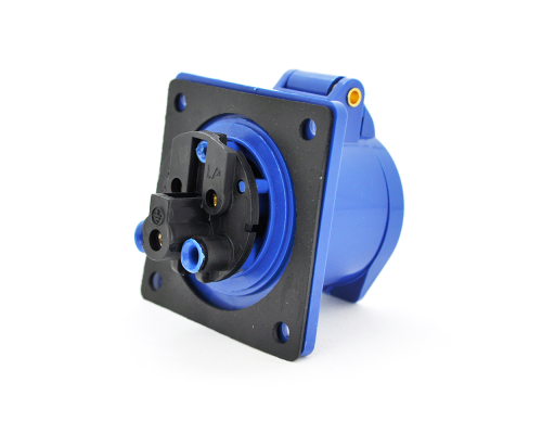 Розетка накладна пряма SF-313, 3 полюси, 2Р + E, 16А, 380V, IP44