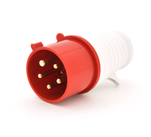 Вилка кабельна SF-025, 5 контактів, 3Р + N + E, 32А, 380V, IP44