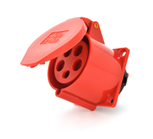 Розетка накладна пряма SF-325, 5 полюсів, 3Р + N + E, 32А, 380V, IP44