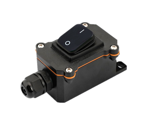 Вимикач зовнішнього монтажу, чорна кнопка, IP65, AC: 110-250V, 20A, Black Вимикач зовнішнього монтажу, чорна кнопка, IP65, AC: 110-250V, 20A, Black