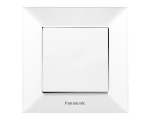 Вимикач Panasonic Arkedia Slim одноклавішний, білий Вимикач Panasonic Arkedia Slim одноклавішний, білий
