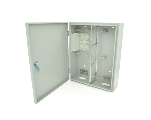 Розподільча шафа Merlion ML-OP-S241-SC 96-канальна, SC Simplex adapter, матеріал Cold Steel (550*450*120мм)