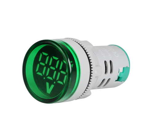 Цифровий вольтметр ST16V, діапазон вимірювань 60-500V, Green