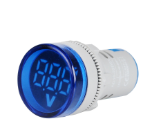 Цифровий вольтметр ST16V, діапазон вимірювань 60-500V, Blue