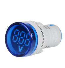 Цифровий вольтметр ST16V, діапазон вимірювань 60-500V, Blue