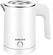 Електрочайник Sokany SK-SH-1077 мини-чайник для дома Белый 0.5 л 600вт