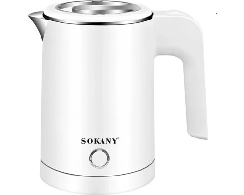 Електрочайник Sokany SK-SH-1077 мини-чайник для дома Белый 0.5 л 600вт