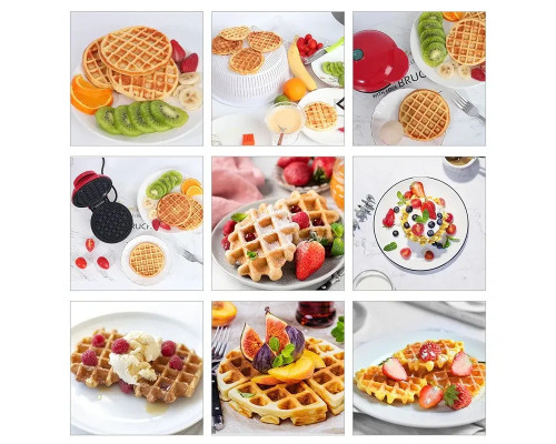 Вафельница мини для бельгийских вафель Mini Waffle Maker