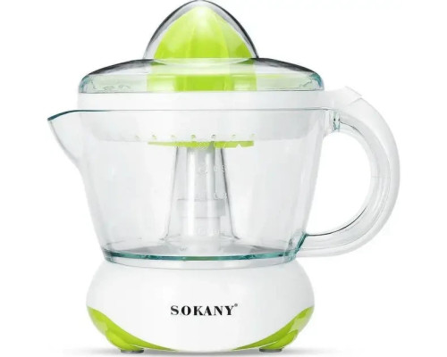 Соковыжималка для цитрусовых электрическая Sokany JF-601D, объем 700 мл, пресс для цитрусовых