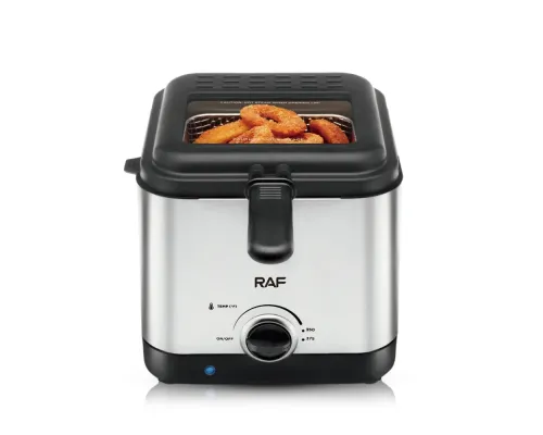 Электрическая фритюрница на 2.5 л для жарки без масла 1000 Вт Deep Fryer RAF R.5300 Воздушная фритюрница