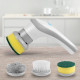 Щітка для миття посуду з насадами акумуляторна Electric Cleaning brush