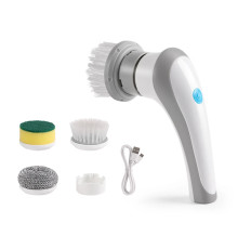 Щётка для мытья посуды с насадами аккумуляторная Electric Cleaning brush