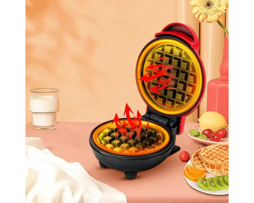 Вафельница мини для бельгийских вафель Mini Waffle Maker