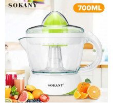 Соковижималка для цитрусових електрична Sokany JF-601D, об'єм 700 мл, прес для цитрусових