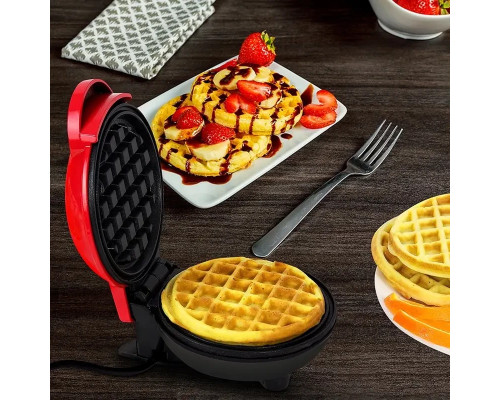 Вафельница мини для бельгийских вафель Mini Waffle Maker