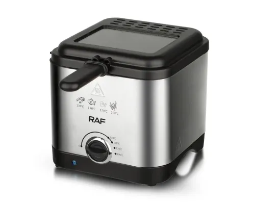 Электрическая фритюрница на 2.5 л для жарки без масла 1000 Вт Deep Fryer RAF R.5300 Воздушная фритюрница