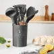 Набор кухонных принадлежностей из 12 предметов Kitchen Set RD-1204 серый