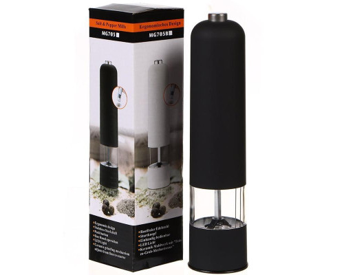 Электрическая мельница для специй salt and pepper mills black salemarket Электрическая мельница для специй salt and pepper mills black salemarket