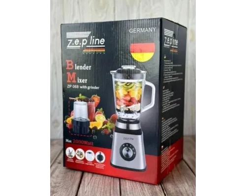 Блендер стаціонарний 2в1 Подрібнювач + кавомолка Zepline ZP-068