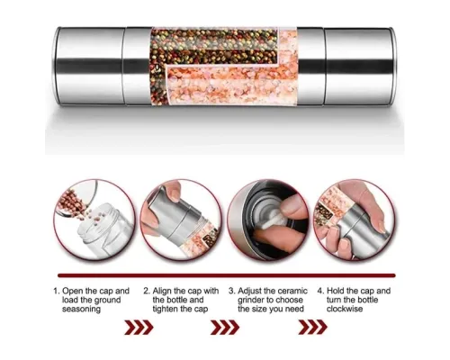 Мельница для специй Duo Grinder, мельница для соли, перца и специй Мельница для специй Duo Grinder, мельница для соли, перца и специй