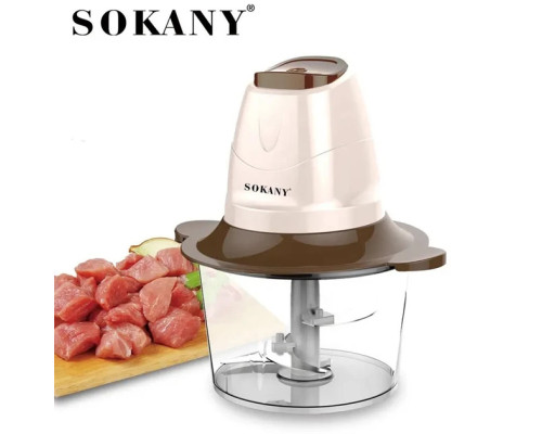 Кухонный измельчитель Sokany электрический, блендер для кухни механический, 2 литра, 300 Вт Кухонный измельчитель Sokany электрический, блендер для кухни механический, 2 литра, 300 Вт