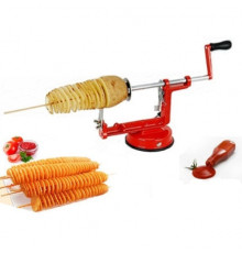 Машинка для резки картофеля спиралью SPIRAL POTATO SLICER Чипсы Top Trends TM-119