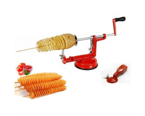 Машинка для резки картофеля спиралью SPIRAL POTATO SLICER Чипсы Top Trends TM-119 Машинка для резки картофеля спиралью SPIRAL POTATO SLICER Чипсы Top Trends TM-119