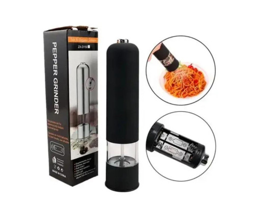 Электрическая мельница для специй salt and pepper mills black salemarket Электрическая мельница для специй salt and pepper mills black salemarket