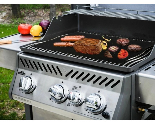 BBQ grill sheet гриль мат портативний антипригарним покриттям 33 Х 40 см для овочів, м'яса, морепродуктів