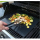 BBQ grill sheet гриль мат портативний антипригарним покриттям 33 Х 40 см для овочів, м'яса, морепродуктів
