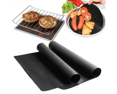 BBQ grill sheet гриль мат портативний антипригарним покриттям 33 Х 40 см для овочів, м'яса, морепродуктів