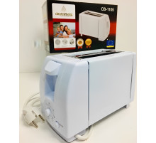 Тостер CROWNBERG CB1105 220V 750W Белый