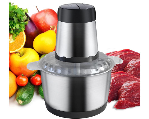 Измельчитель чаша 2 л 4 лезвия из нержавеющей стали Rainberg RB-2202 1300 Watt Измельчитель чаша 2 л 4 лезвия из нержавеющей стали Rainberg RB-2202 1300 Watt
