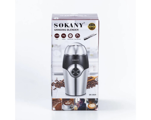 Кофемолка Sokany SK-3024 Grinding Blender 150W 50g электрокофемолка