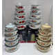 Набір емальованих каструль Higher Kitchen ZP-321 10 шт. колір жовтий