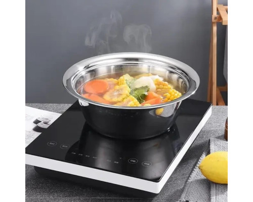 Многофункциональный кухонный набор из нержавеющей стали 3 в 1 Metal Basket Cutter Миска дуршлаг и терка